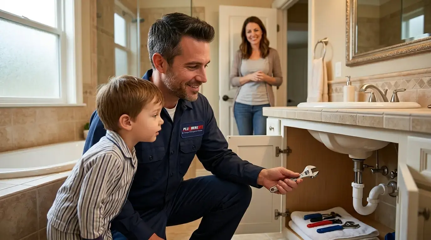 Licensed plumber at work in Long Point, IL